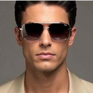 Gold Frame Steampunk Sunglasses Designer Style‎ Fashion Men Women Shades Lentes